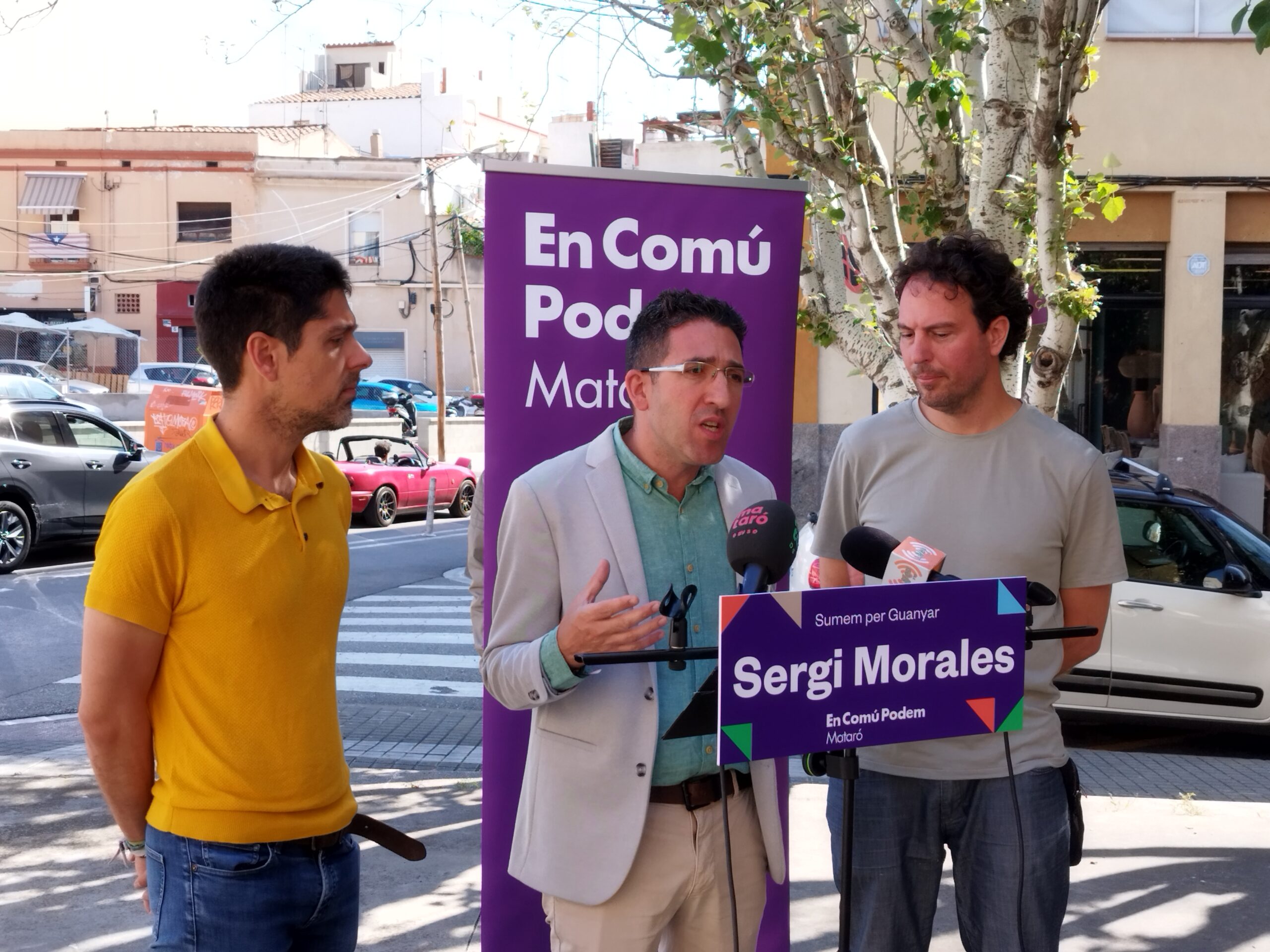 David Cid, Sergi Morales i Miquel Canal han explicat les propostes de mobilitat