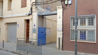 L'Escola Joan Coromines al seu actual emplaçament